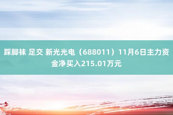 踩脚袜 足交 新光光电（688011）11月6日主力资金净买入215.01万元
