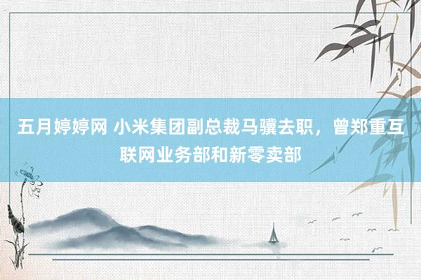 五月婷婷网 小米集团副总裁马骥去职，曾郑重互联网业务部和新零卖部
