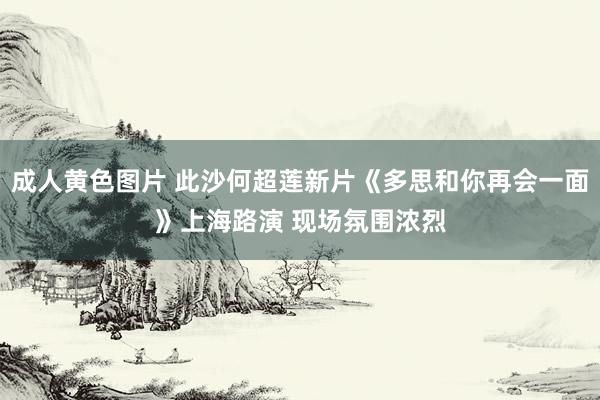 成人黄色图片 此沙何超莲新片《多思和你再会一面》上海路演 现场氛围浓烈