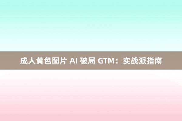 成人黄色图片 AI 破局 GTM：实战派指南