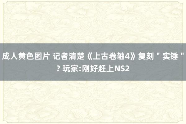 成人黄色图片 记者清楚《上古卷轴4》复刻＂实锤＂? 玩家:刚好赶上NS2