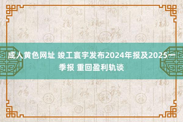 成人黄色网址 竣工寰宇发布2024年报及2025一季报 重回盈利轨谈